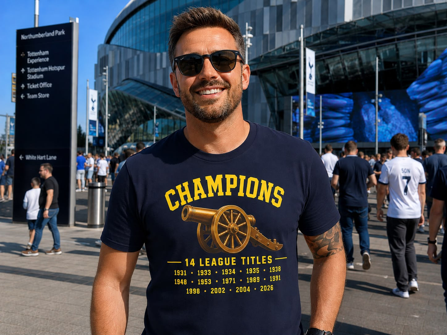 14 league titles T-shirts (Navy)