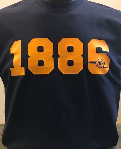 1886 T-Shirts - Red/White and Navy/Yellow