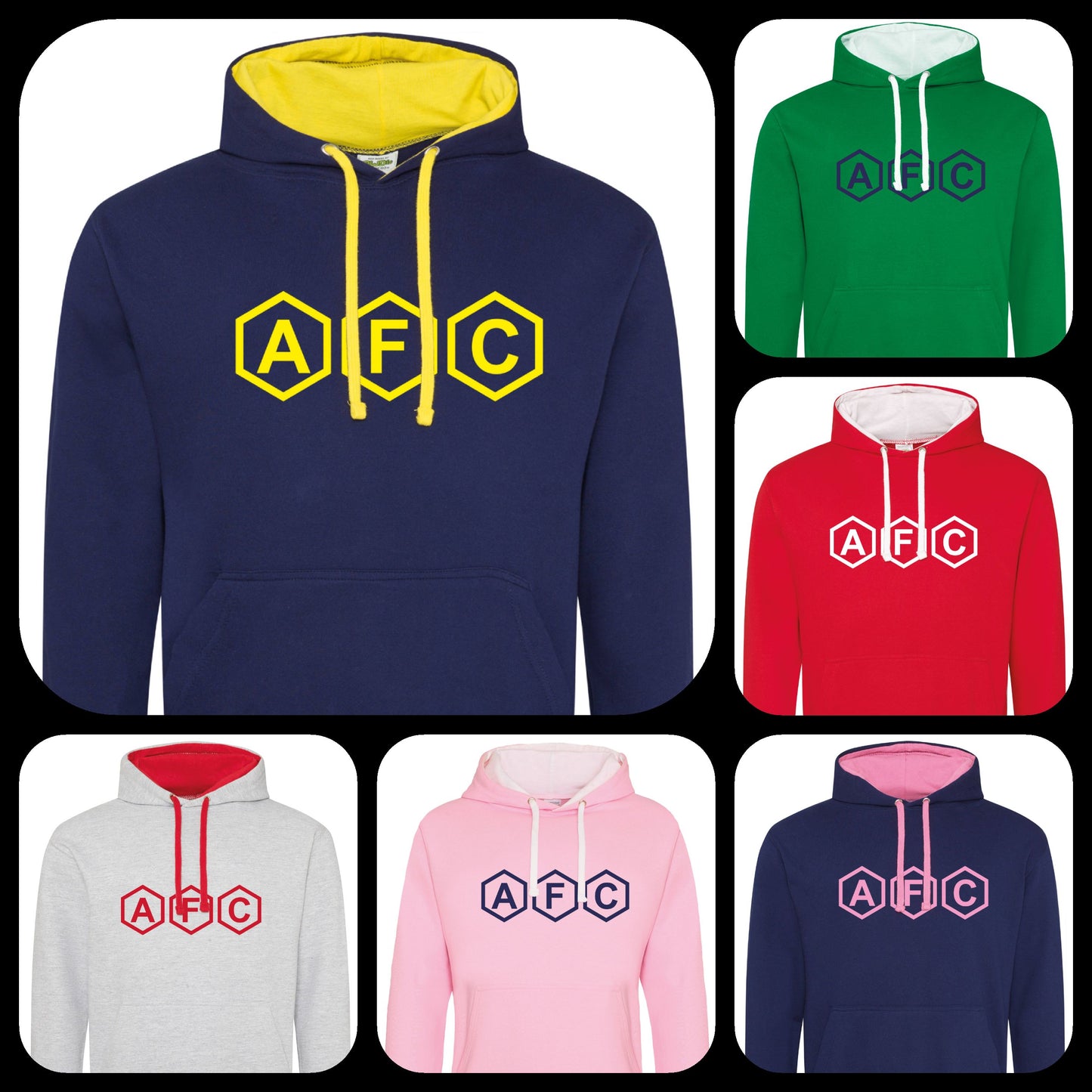 AFC Contrast Hoodies (Various Colours)