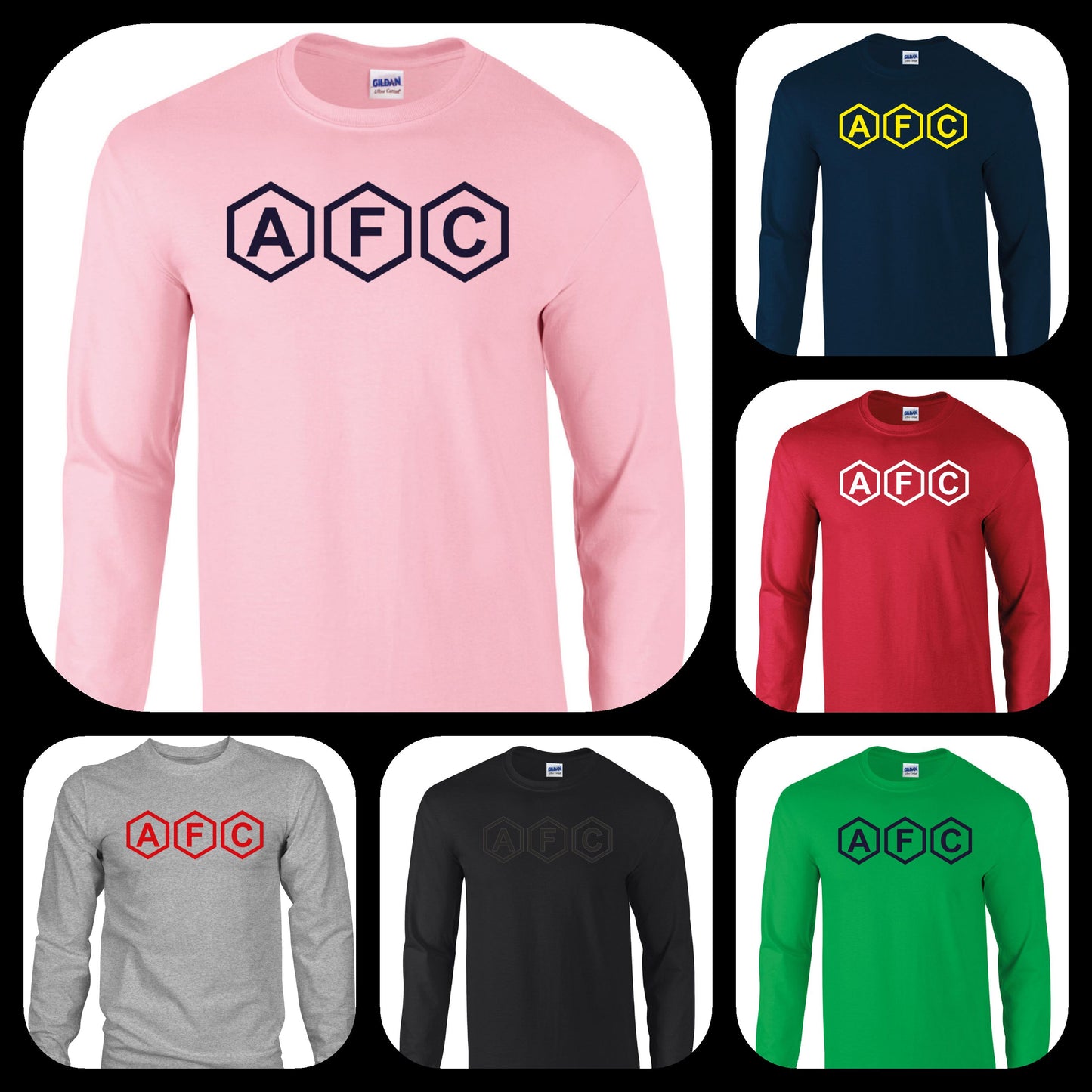 AFC - Long Sleeve T-shirts (various colours)