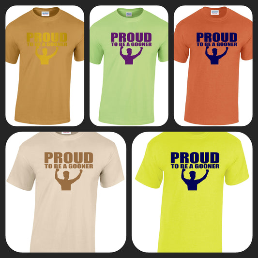 Proud To Be A Gooner T-Shirts - (SS24 Colours)
