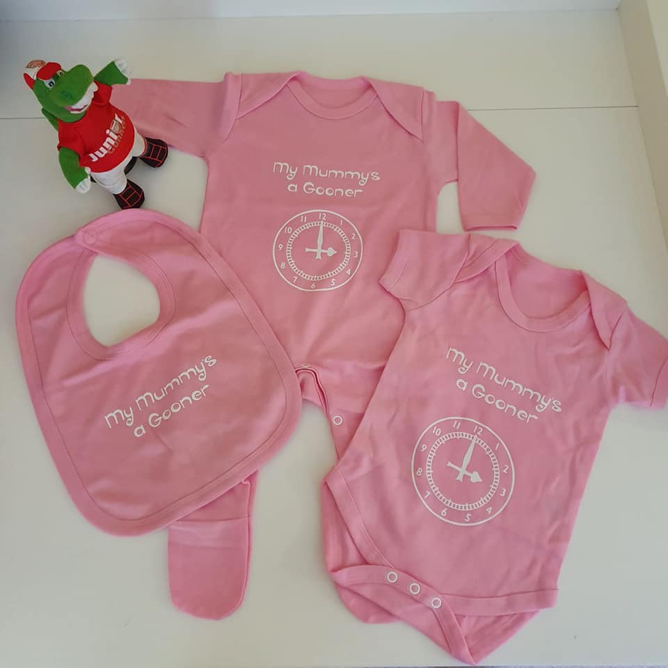 Baby Stuff - My Mummys a Gooner - (Pink)