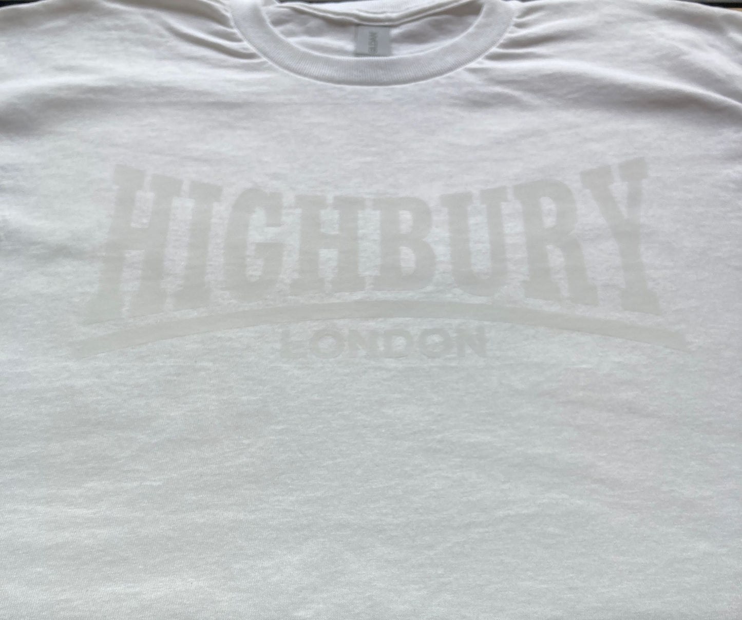 Highbury T-Shirts - White, Sand, Mint, Orange, Bright Green +  Antique Gold