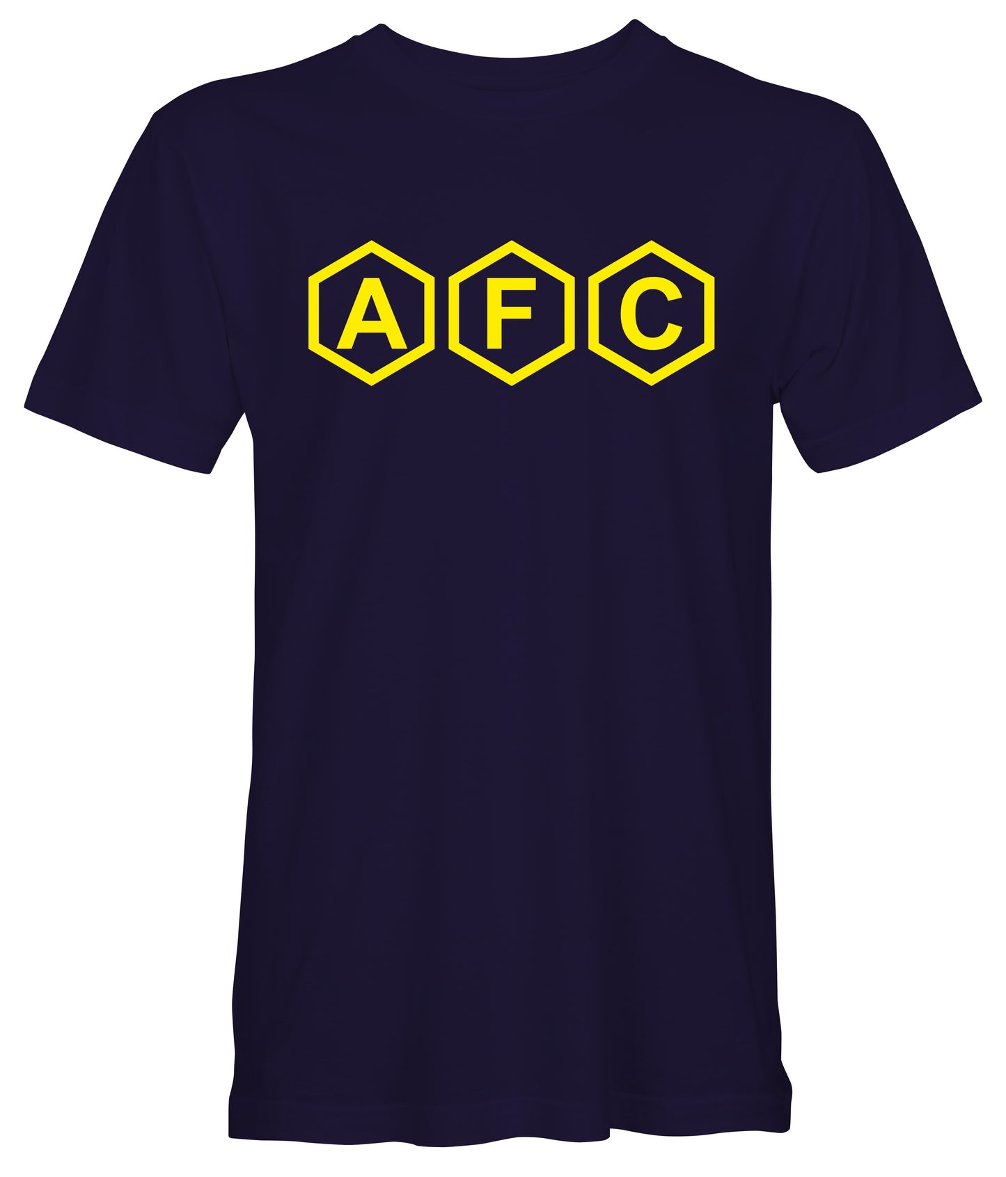 AFC T-Shirts - Red, Navy, Green, Pink, Grey, Back