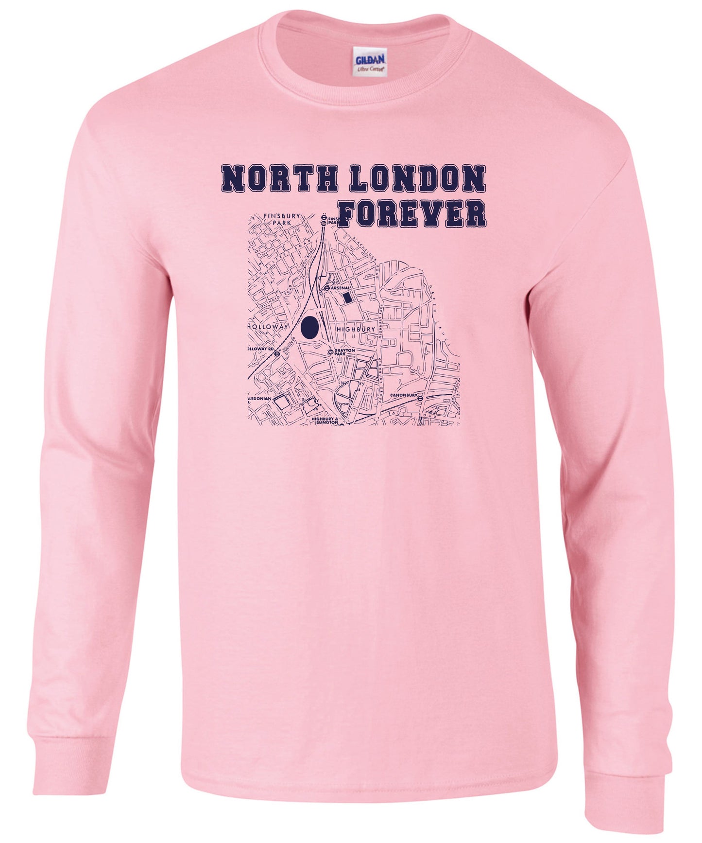 NLF Map - Long Sleeve T-shirts (various colours)