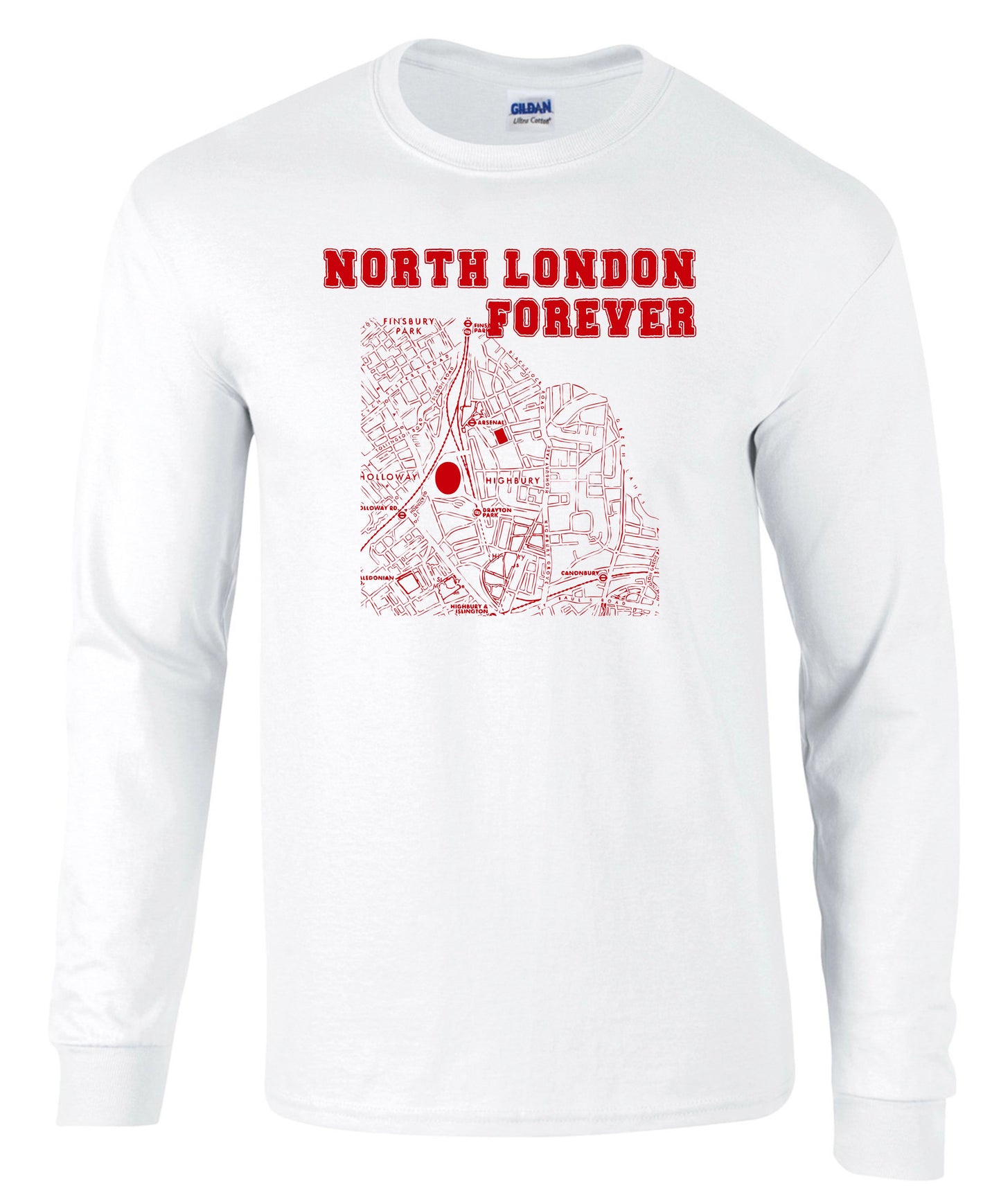 NLF Map - Long Sleeve T-shirts (various colours)