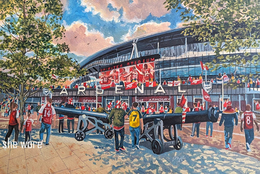 A3 Print - Outside The Emirates