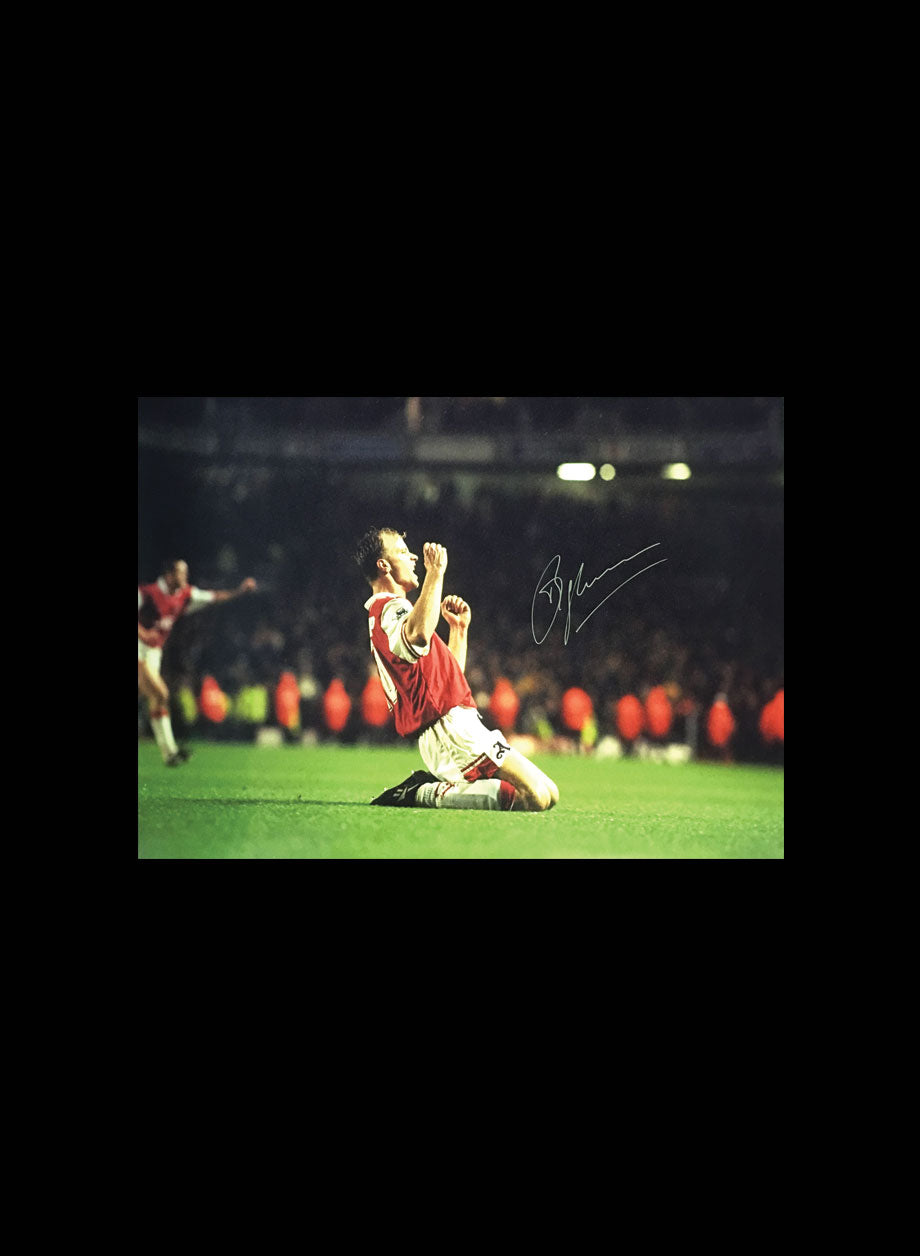 Signed Bergkamp Print