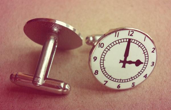Clock Cufflinks