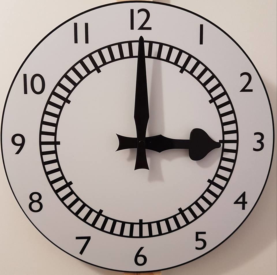 12" Clock WallClock