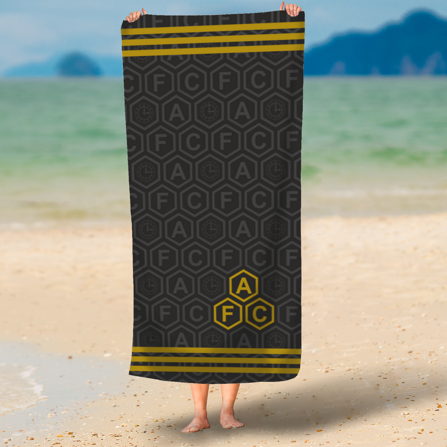 Black AFC Beech Towel