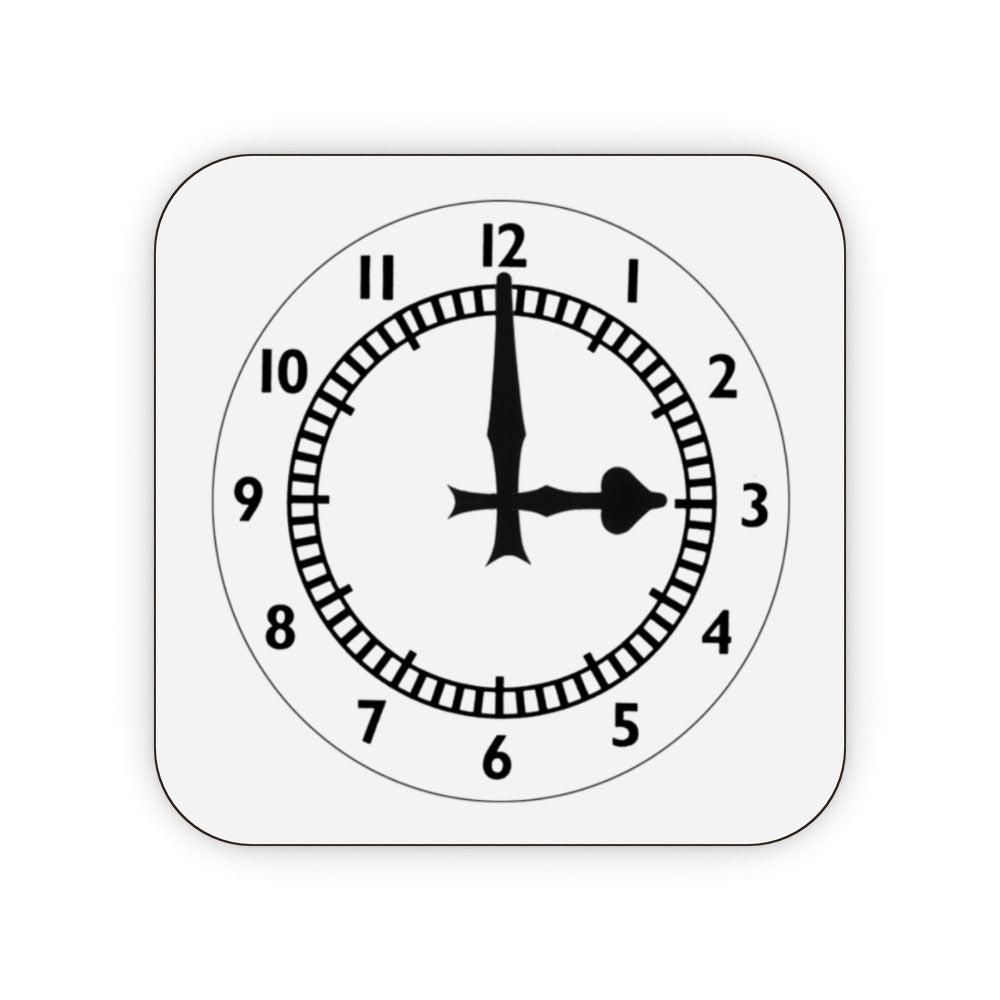 Coasters - clock