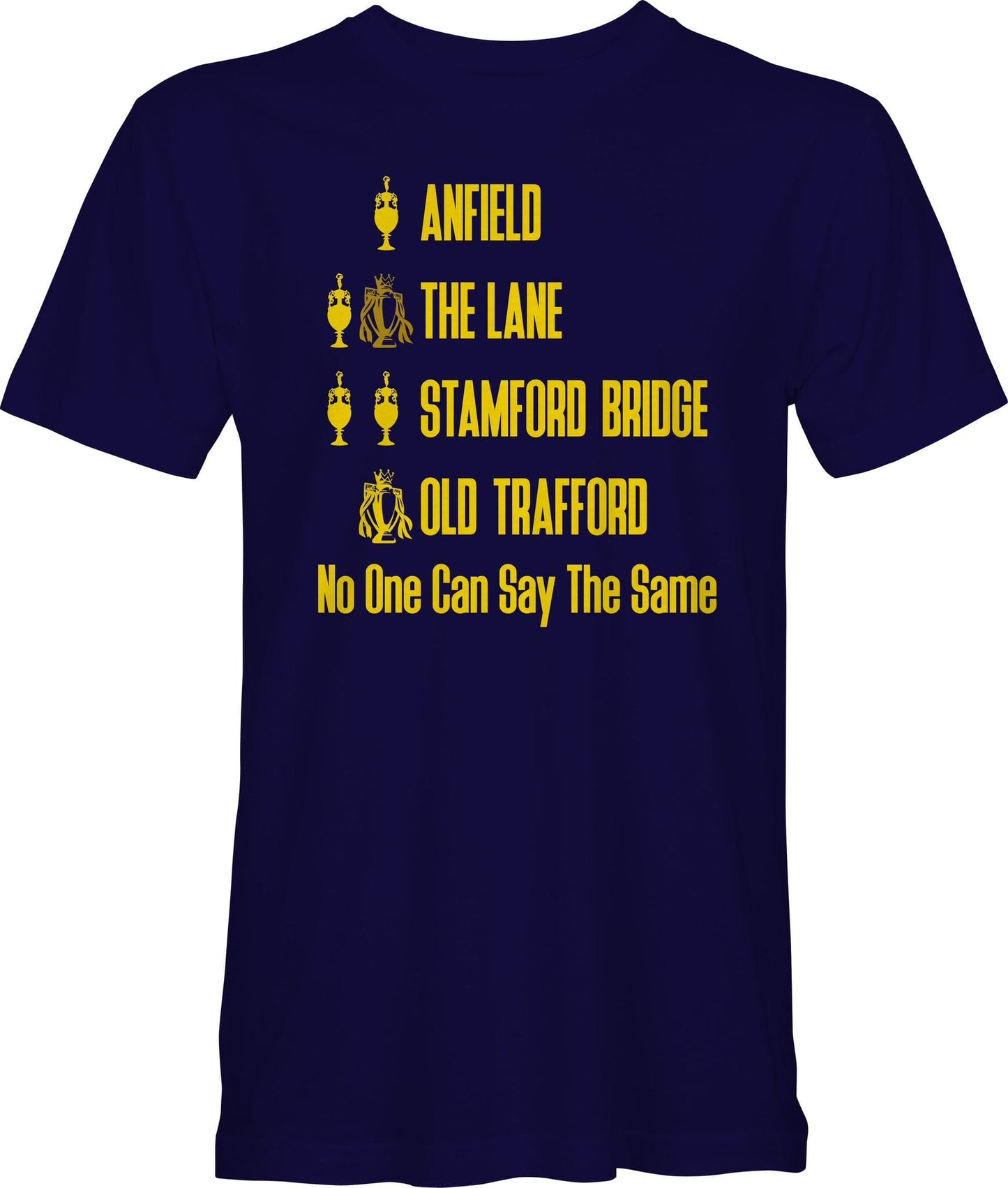 No one can say the same T-Shirts - Navy, White, Grey + Yellow