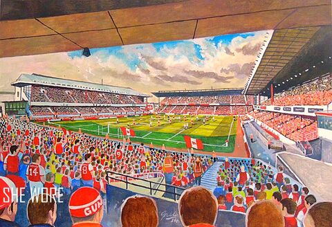 View from The Clockend Highbury - A3 Print