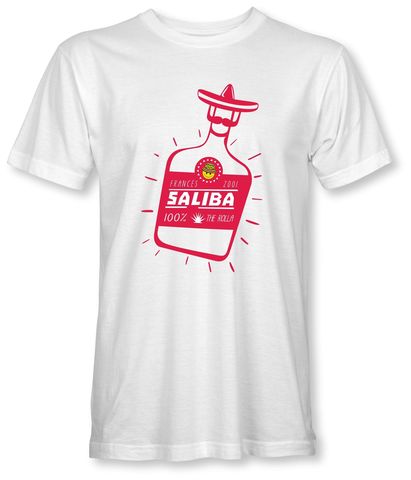 Saliba T-Shirt - Grey and White