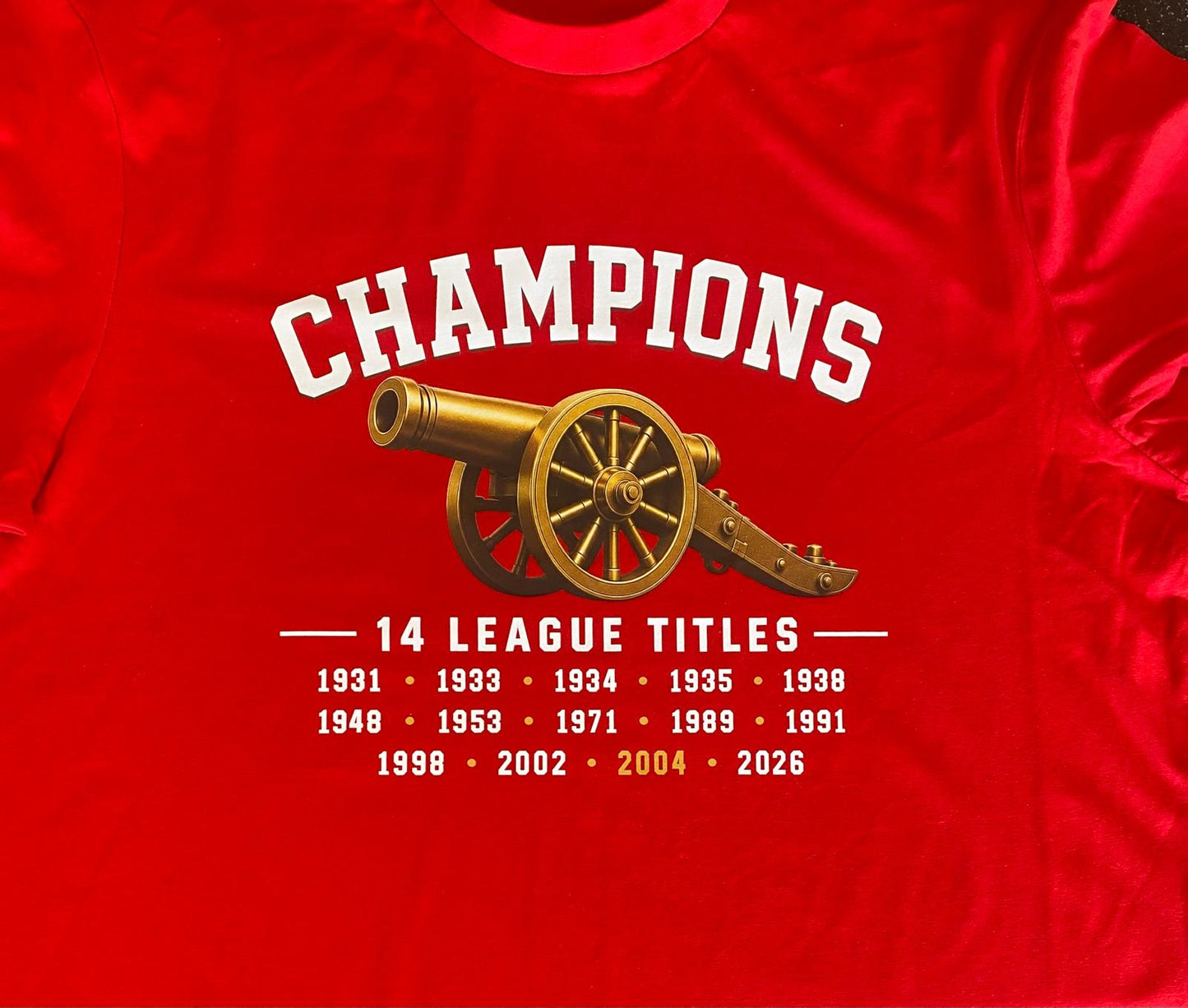 14 league titles T-shirts