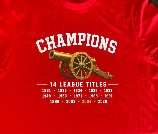 14 league titles T-shirts