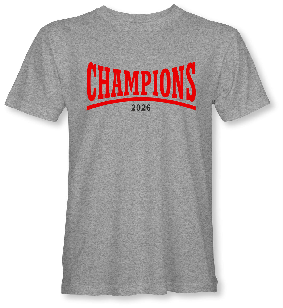 Champions 2026 T-shirts (Grey)