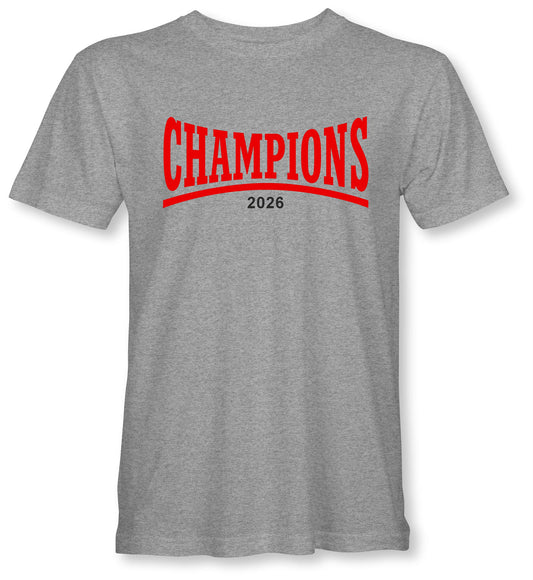 Champions 2026 T-shirts (Grey)