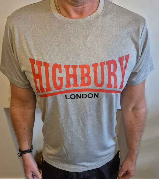Performance Gym Wear (unisex) -  Highbury T-Shirts (lots of colourways)