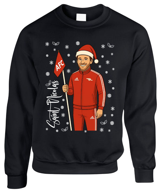 Saint Nicolas Christmas Jumpers (Red or Black)