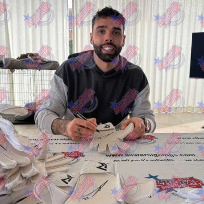 David Raya signed glove  (Framed or Unframed)