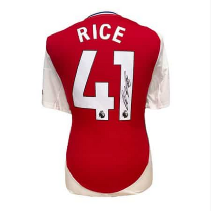 Declan Rice signed shirt (Framed or Unframed)