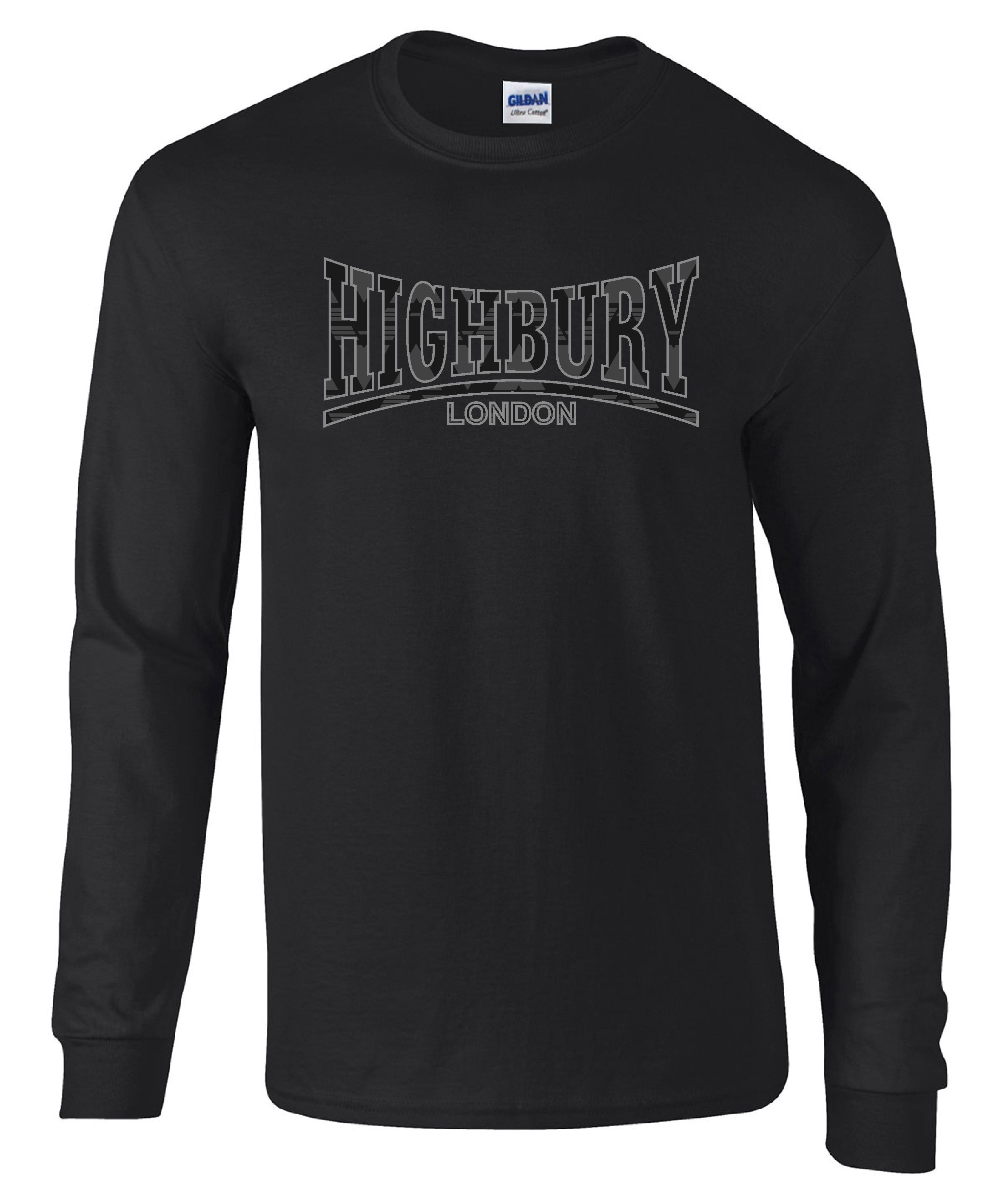 Highbury Black On Black Long Sleeve T Shirts She Wore Shop 