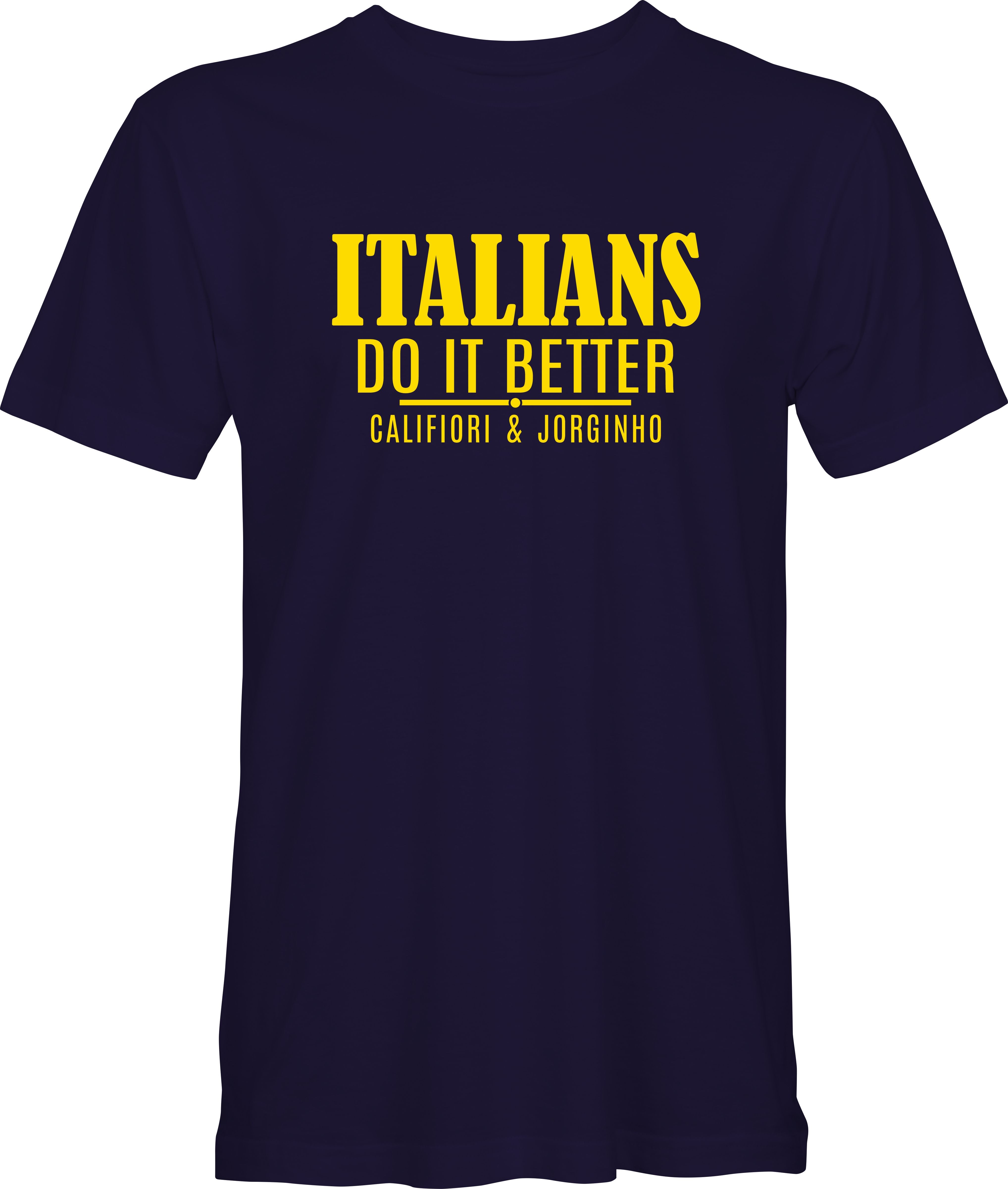 Bees Knees Tees - T-Shirt Uomo "Italians Do It Better" In Puro Cotone (Taglie S-XXXL)