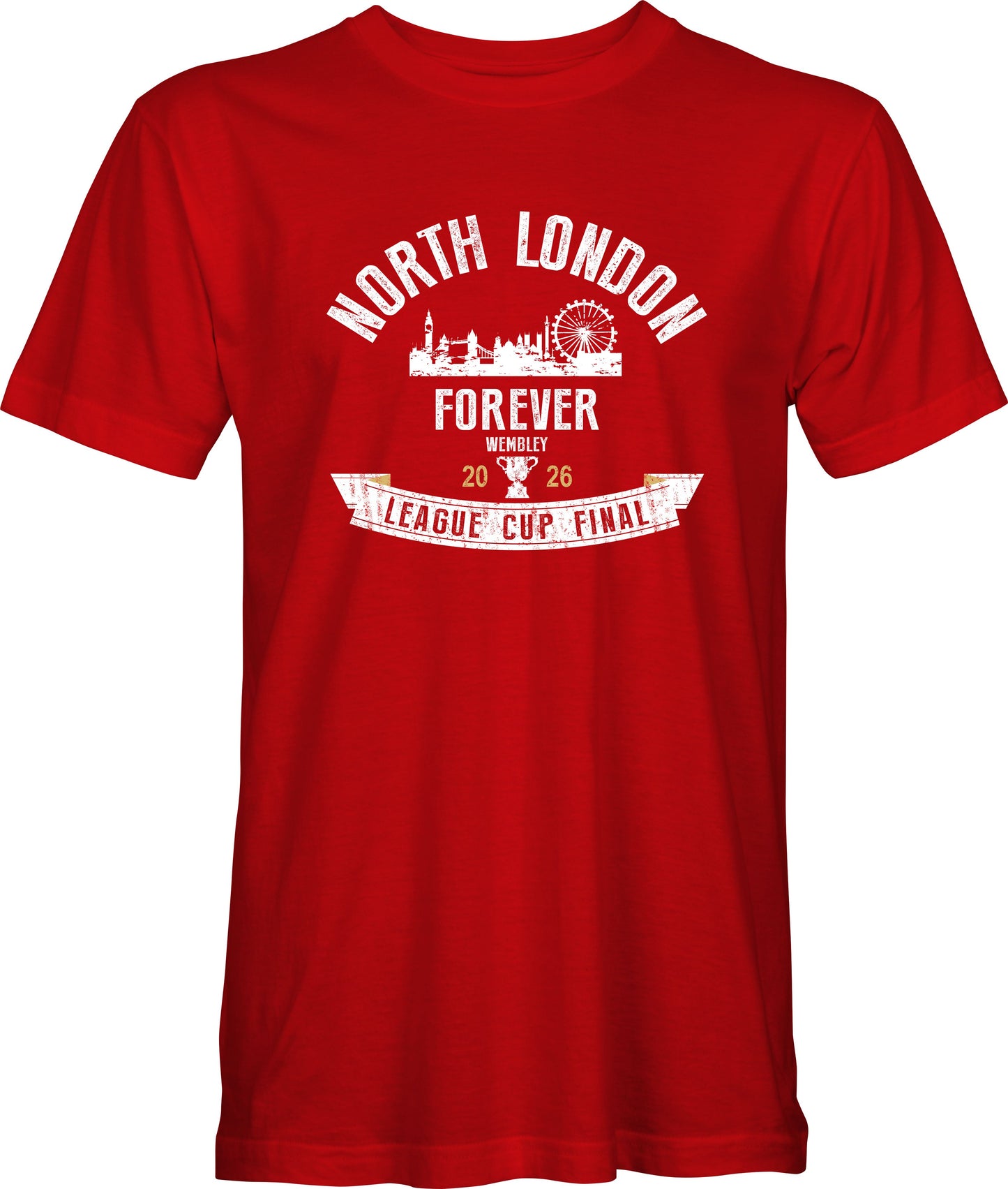 League Cup Final 2026 Tshirts (Red or Navy)