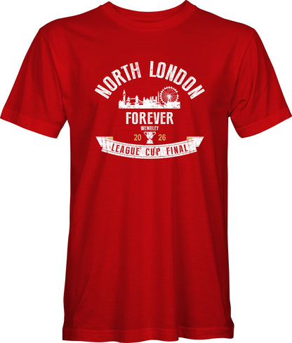 League Cup Final 2026 Tshirts (Red or Navy)