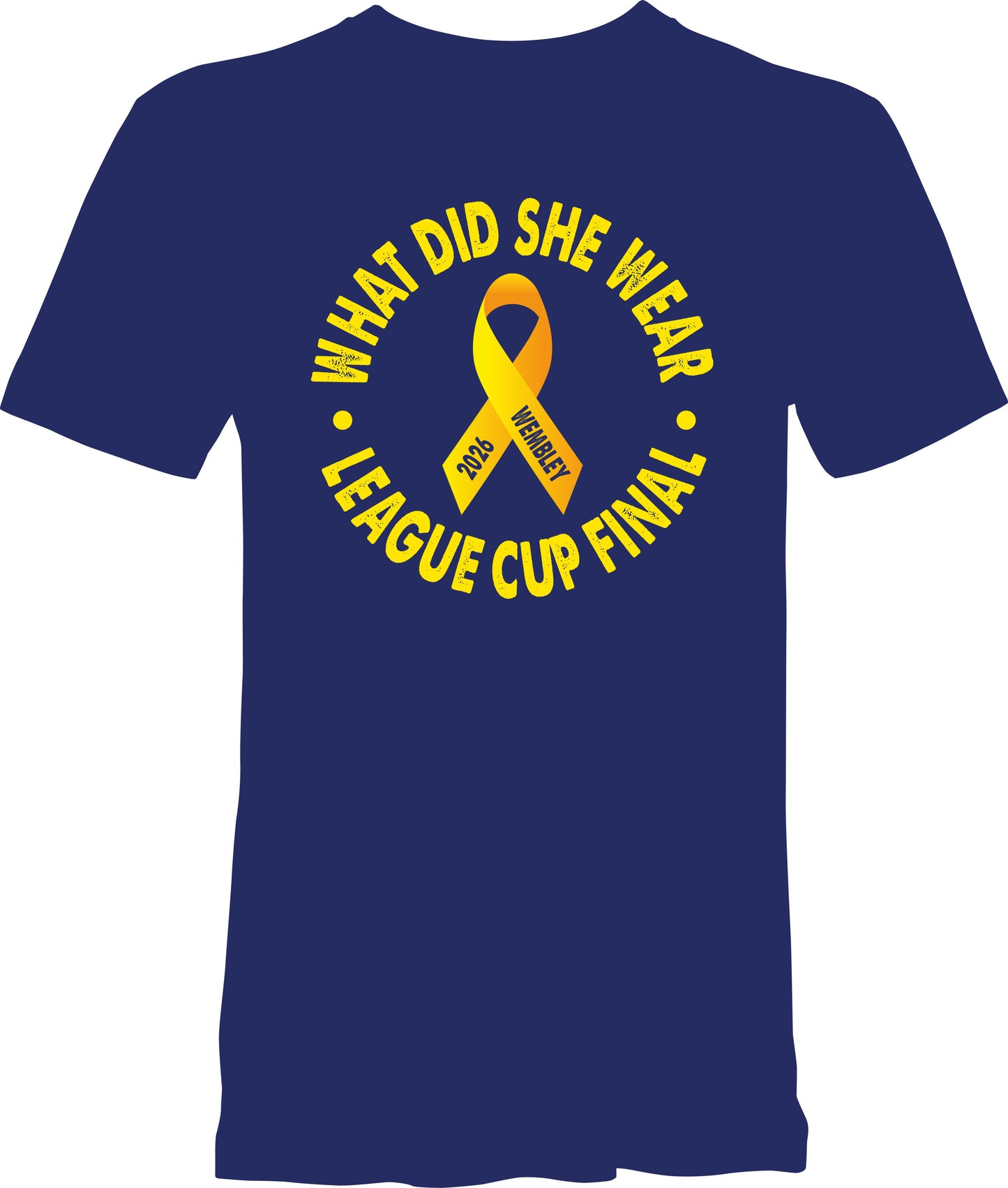 What Did She Wear ?? 2026 Tshirts (Red or Navy)