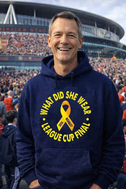 What Did She Wear ?? 2026 Hoodies (Red or Navy)