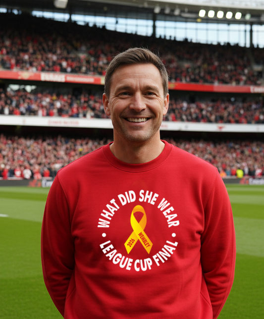 What Did She Wear ?? 2026 - Sweatshirts (Red or Navy)