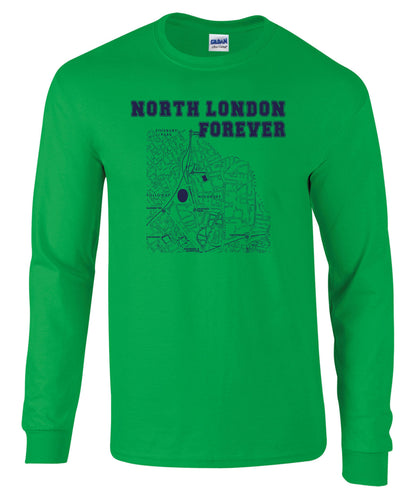 NLF Map - Long Sleeve T-shirts (various colours)