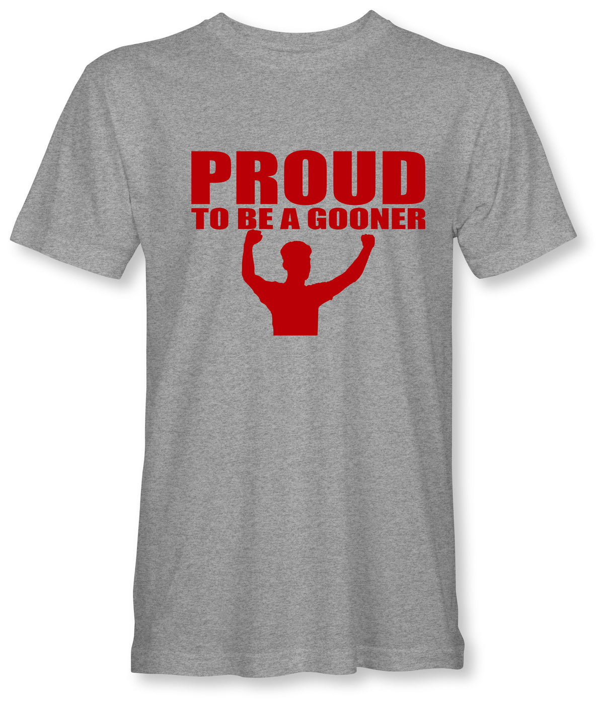 Proud To Be A Gooner T-shirts (Tradional-ish Colours) – She Wore Shop