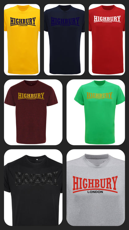 Performance Gym Wear (unisex) -  Highbury T-Shirts