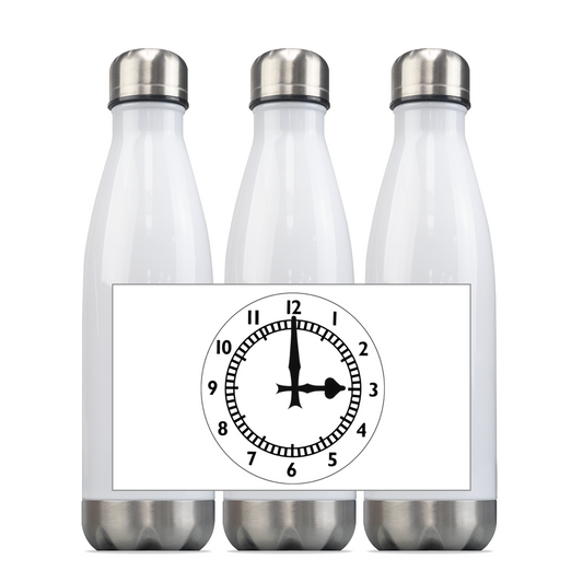 Clock Thermos Bottle