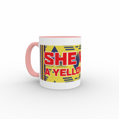 She Wore Banner (11oz) - Two Tone Mug