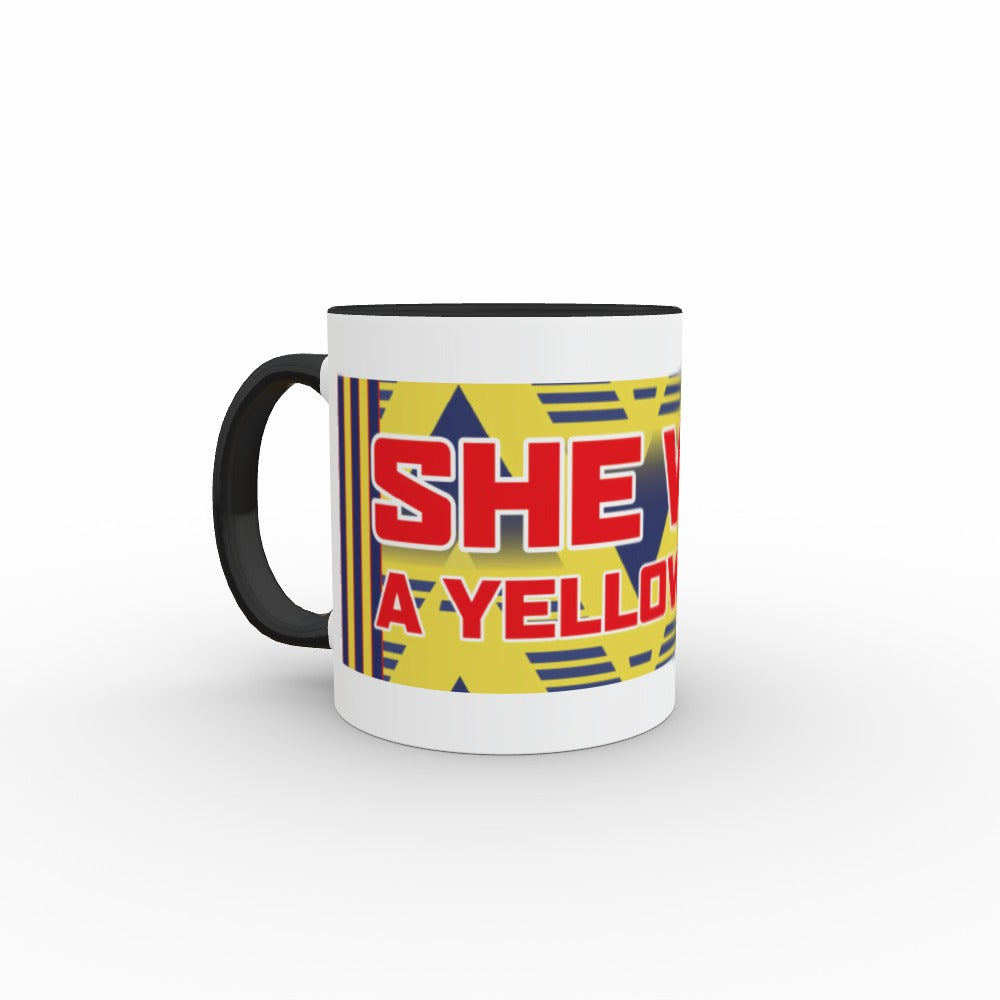 She Wore Banner (11oz) - Two Tone Mug