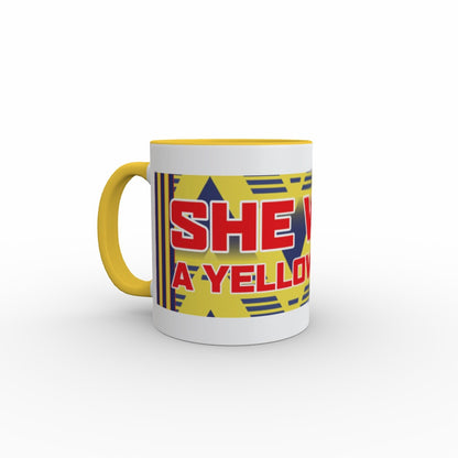 She Wore Banner (11oz) - Two Tone Mug