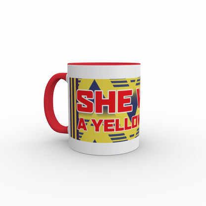 She Wore Banner (11oz) - Two Tone Mug