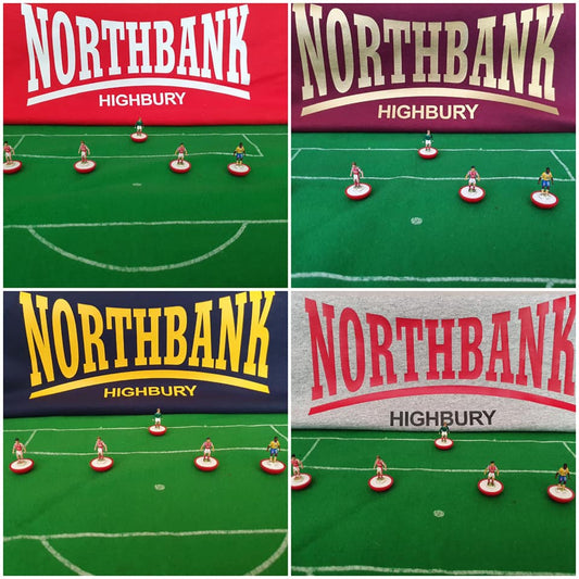Northbank Highbury T-Shirts - Grey, Navy, Red, Redcurrent