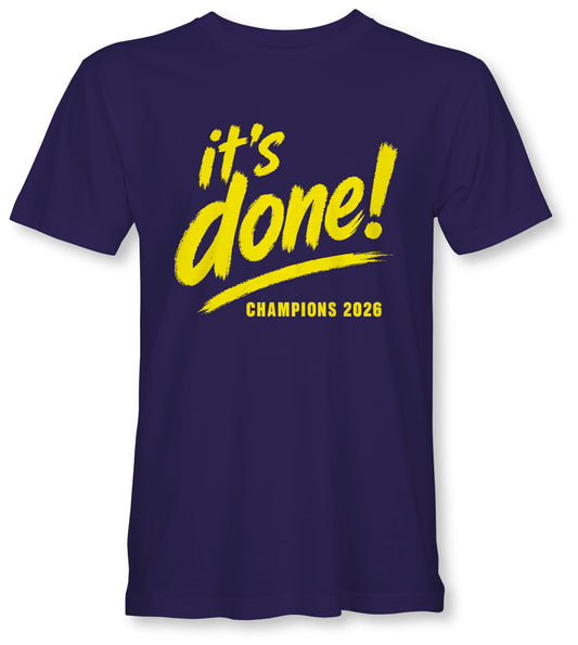 It's Done Tshirts (Navy)