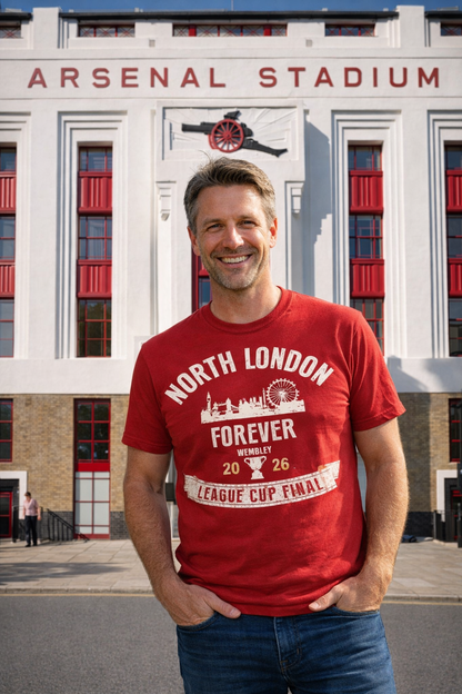 League Cup Final 2026 Tshirts (Red or Navy)